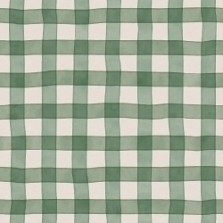 Fototapet, Gingham, Green, Rebel Walls - Img 2