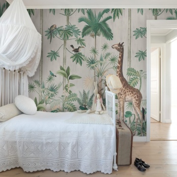 Fototapet, Giraffe's Stroll, Rebel Walls - Img 5