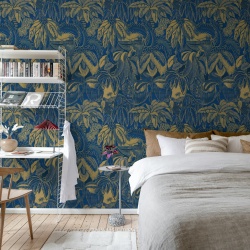 Fototapet, Golden Mirage, Blue, Rebel Walls