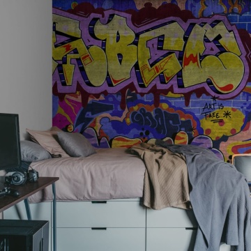 Fototapet, Graffiti, Colorful, Rebel Walls - Img 3
