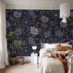 Fototapet, Grand Flowers, Gold, Rebel Walls - Img 4