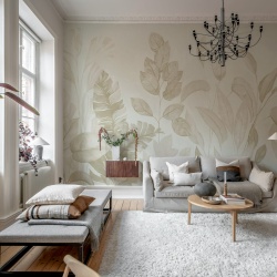Fototapet, Happy Plants, Beige, Rebel Walls