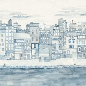 Fototapet, Harbour, Blue, Rebel Walls - Img 2
