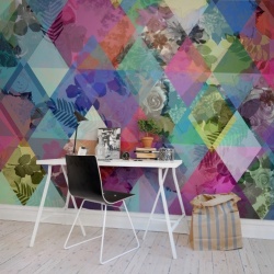 Fototapet, Harlequin Roses, Rebel Walls