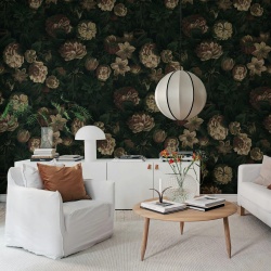 Fototapet, Heritage Floral, Dark, Rebel Walls - Img 3