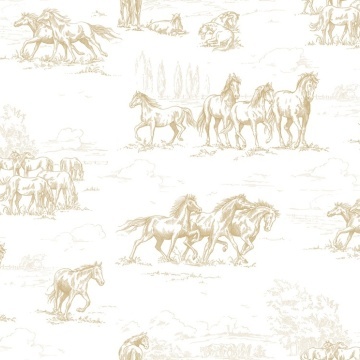 Fototapet, Horse Herd, Gold, Rebel Walls - Img 2