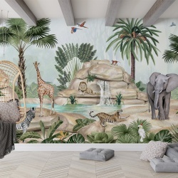 Fototapet Jolly Jungle, Kikki Belle