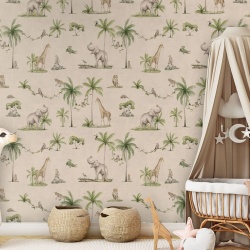 Fototapet Joyful Jungle - Sand, Kikki Belle - Img 4