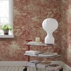 Fototapet lavabil, Forest Toile, Red, Sandberg - Img 3