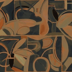 Fototapet lavabil Giant Abstract, Black, TresTintas - Img 2