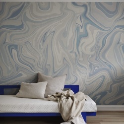 Fototapet lavabil, Klint, Misty Blue, Sandberg