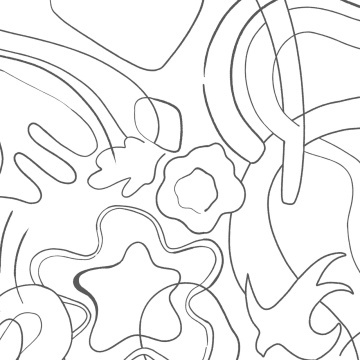 Fototapet lavabil, Line Art 9529W - Img 4