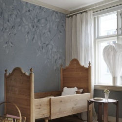 Fototapet lavabil, Liselund, Misty Blue, Sandberg