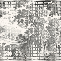 Fototapet lavabil Patch Landscape, Black, TresTintas - Img 2