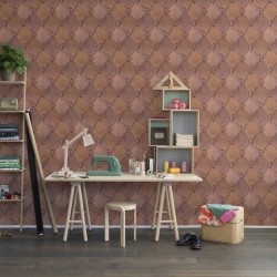 Fototapet, Leather Rhombs, repetitiv, Rebel Walls