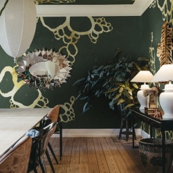 Fototapet, Lightning Clownfish, Green, Rebel Walls - Img 3