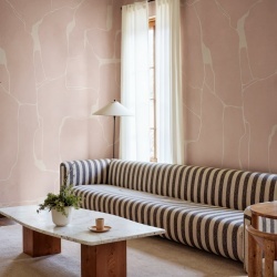 Fototapet, Linear Flow, Pink, Rebel Walls