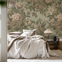 Fototapet, Majestic Vintage Garden, Dusty Pink, Rebel Walls - Img 3