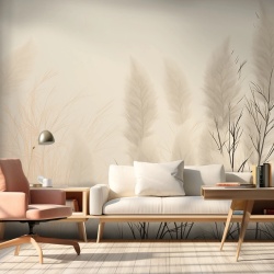 Fototapet Minimalist Minimalisme Cortaderia Rêve MC101 - Img 2