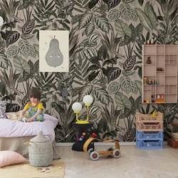 Fototapet, Mischievous Monkeys, Pastel Pink, Rebel Walls - Img 6