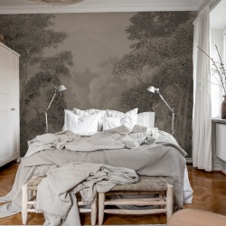 Fototapet, Misty Park, Vintage, Rebel Walls