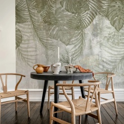 Fototapet, Monstera Wall, Green, Rebel Walls