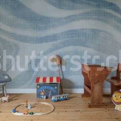 Fototapet, Ocean Lines, Blue, Rebel Walls - Img 3
