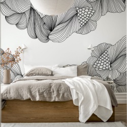 Fototapet, Opulence, Black Lines, Rebel Walls
