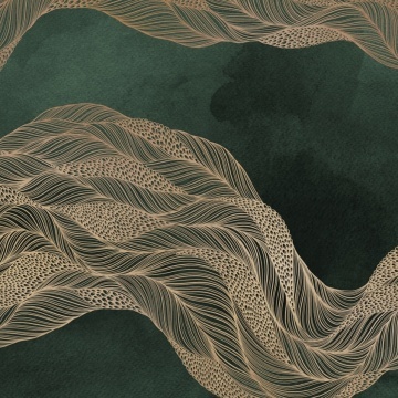 Fototapet, Opulence Flow, Jade, Rebel Walls - Img 2
