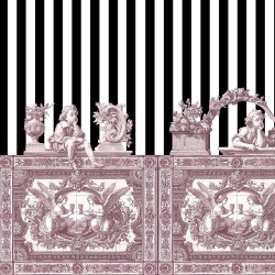 Fototapet Opulent Friezes, Rose - personalizat, VLAdiLA - Img 5