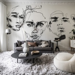 Fototapet, Ottoman Bozetto, Graphite, Rebel Walls