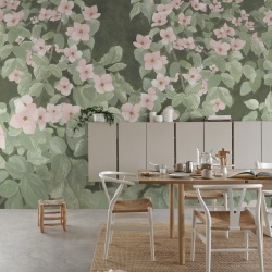 Fototapet, Parkflowers, Pink, Rebel Walls - Img 3