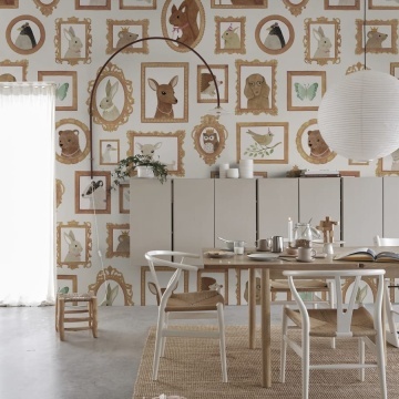 Fototapet, Pet Frames, Beige, Rebel Walls - Img 3