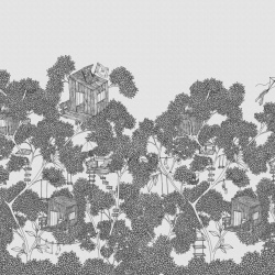 Fototapet, Playground, Graphite, Rebel Walls - Img 2
