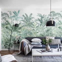 Fototapet, Pride Palms, Emerald, Rebel Walls
