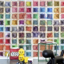 Fototapet, Rainbow Palette, repetitiv, Rebel Walls