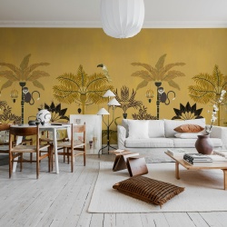 Fototapet, Savanna Chic, Yellow, Rebel Walls