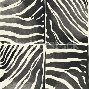 Fototapet, Savanna Stripe, Black & White, Rebel Walls - Img 2
