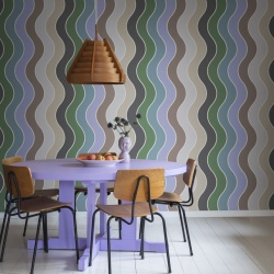 Fototapet, Seventies Waves, Rainbow, Rebel Walls