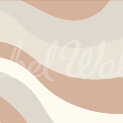 Fototapet, Smooth Waves, Beige, Rebel Walls - Img 2