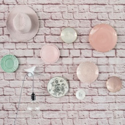 Fototapet, Soft Bricks, Pink, Rebel Walls - Img 5