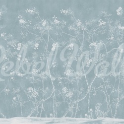 Fototapet, Soft Chinoiserie, Baby Blue, Rebel Walls - Img 2