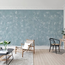 Fototapet, Soft Chinoiserie, Baby Blue, Rebel Walls - Img 3
