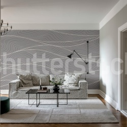 Fototapet, Soft Dunes, Gray, Rebel Walls