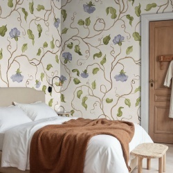 Fototapet, Soft Vines, Blue, Rebel Walls