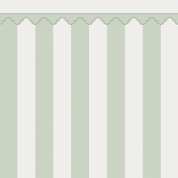 Fototapet, Stripe Chateau, Green, Rebel Walls - Img 2