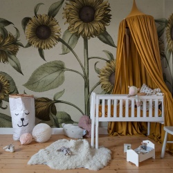 Fototapet, Sunflower, Yellow, Rebel Walls
