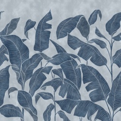Fototapet, Tropical Breeze, Blue, Rebel Walls - Img 2