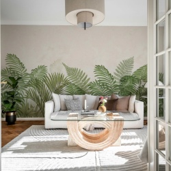 Fototapet, Tropical Serenity, Green, Rebel Walls - Img 4