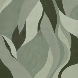 Fototapet, Velvet Flames, Green, Rebel Walls - Img 2